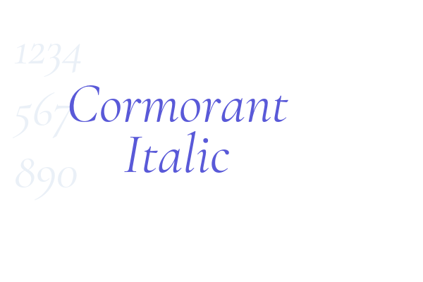 Cormorant Italic