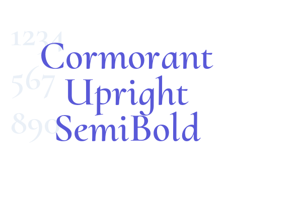 Cormorant Upright SemiBold