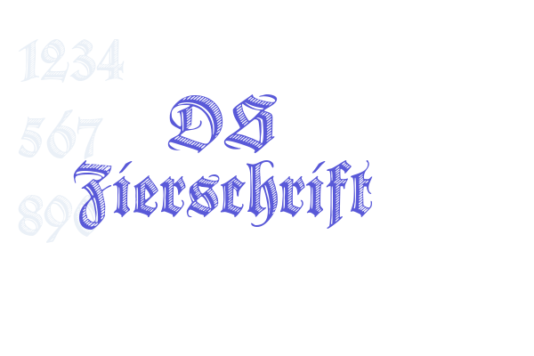 DS Zierschrift