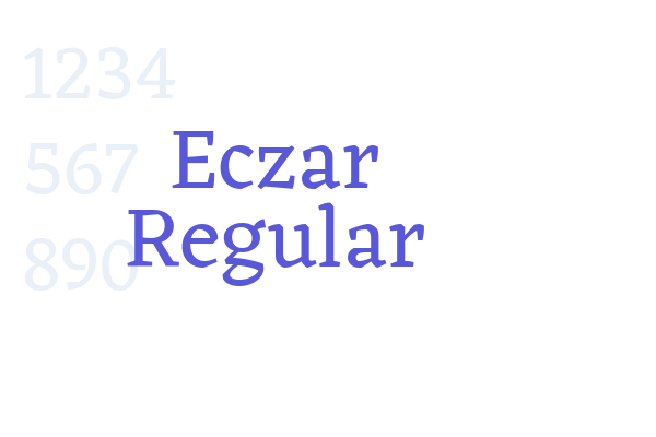 Eczar Regular