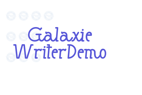 Galaxie WriterDemo