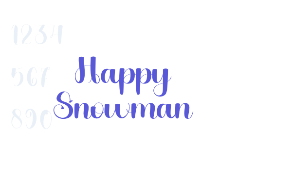 Happy Snowman