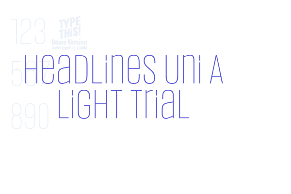 Headlines Uni A Light Trial