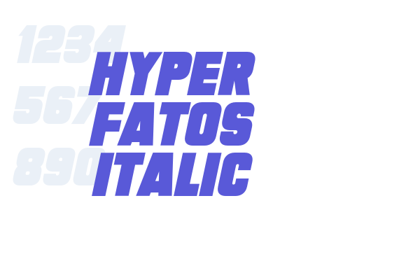 Hyper Fatos Italic