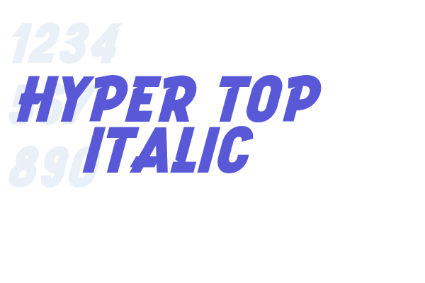 Hyper Top Italic