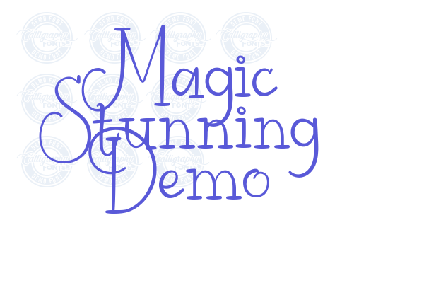 Magic Stunning font