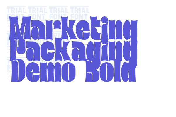 Marketing Packaging Demo Bold