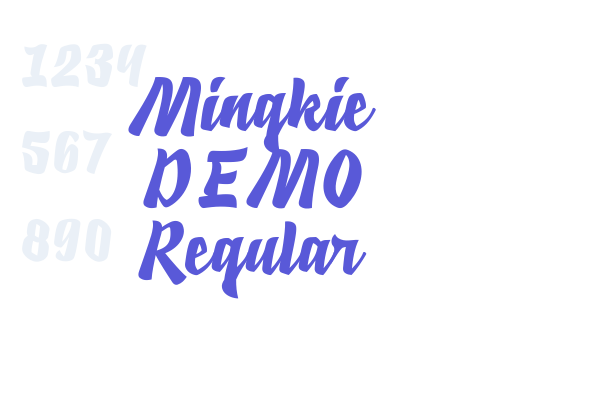 Mingkie DEMO Regular