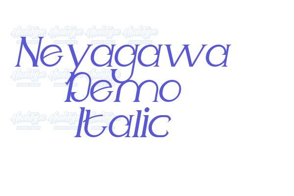 Neyagawa Demo Italic