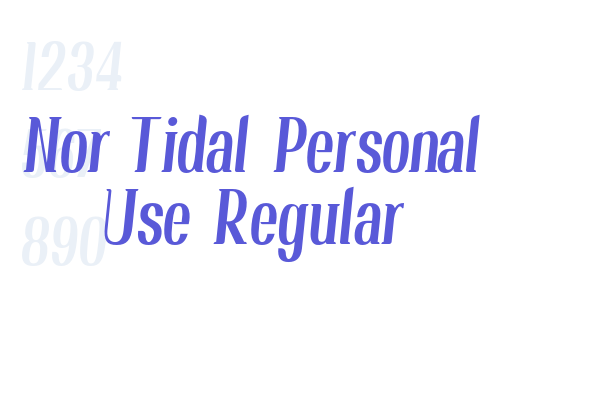 Nor Tidal Personal Use Regular