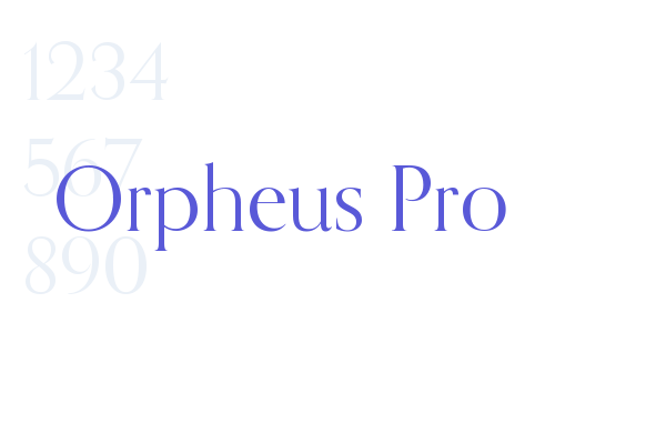 Orpheus Pro font