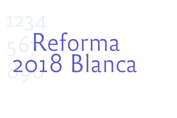 Reforma 2018 Blanca