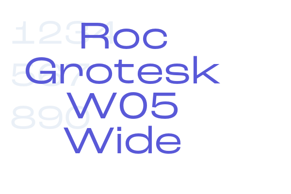 Roc Grotesk W05 Wide