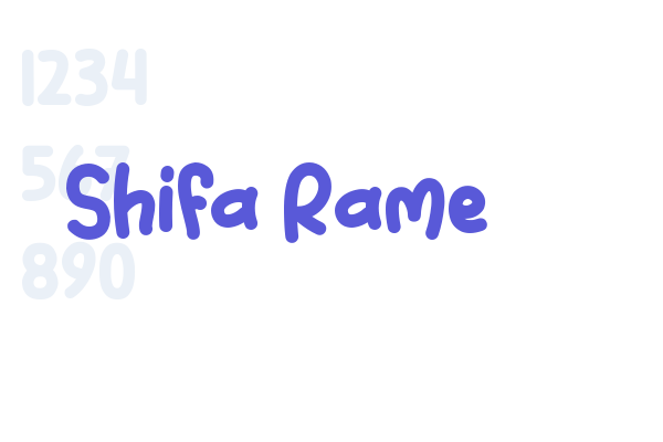 Shifa Rame Font