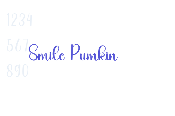 Smile Pumkin font