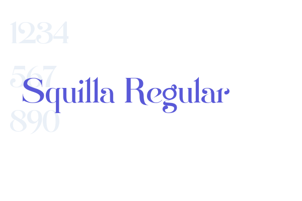 Squilla Regular