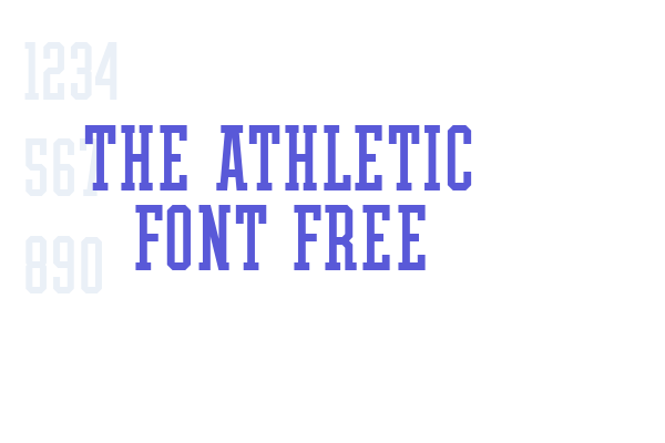 THE ATHLETIC FONT FREE