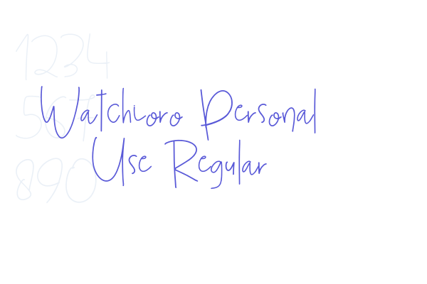 Watchioro Personal Use Regular