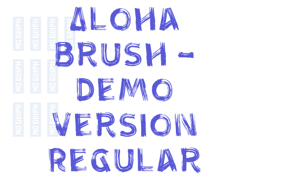 Aloha Brush – Demo Version Regular