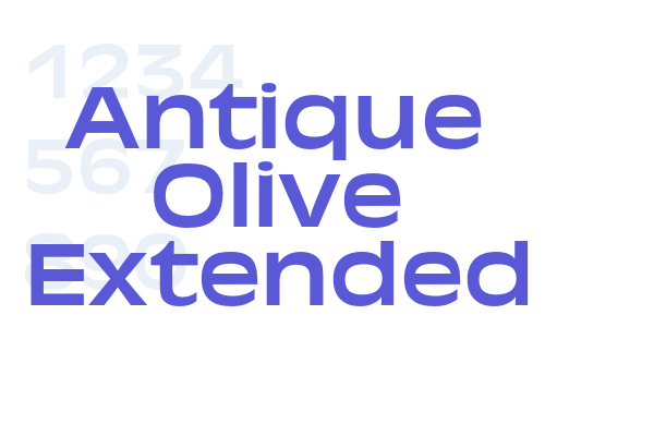 Antique Olive Extended