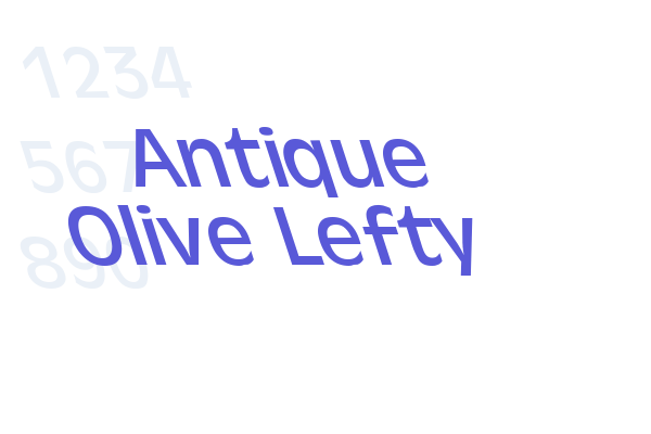 Antique Olive Lefty