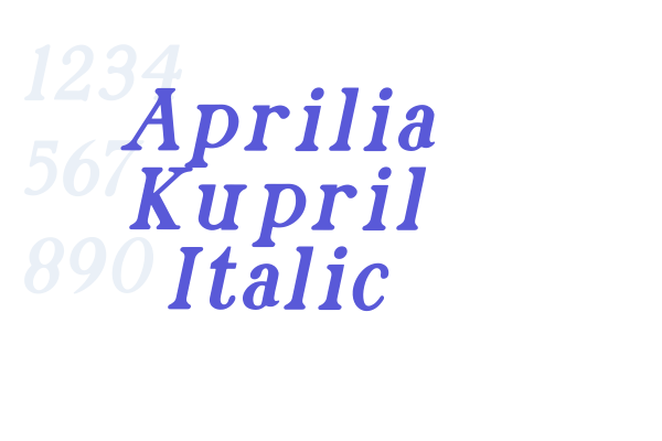 Aprilia Kupril Italic