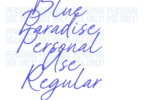 Blue Paradise Personal Use Regular