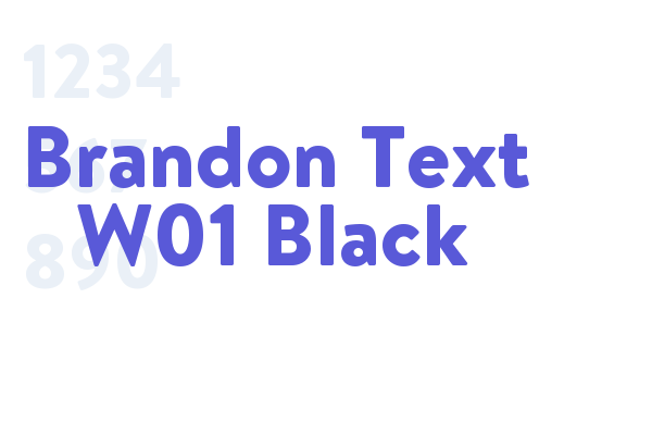 Brandon Text W01 Black