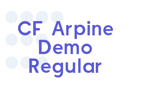 CF Arpine Demo Regular