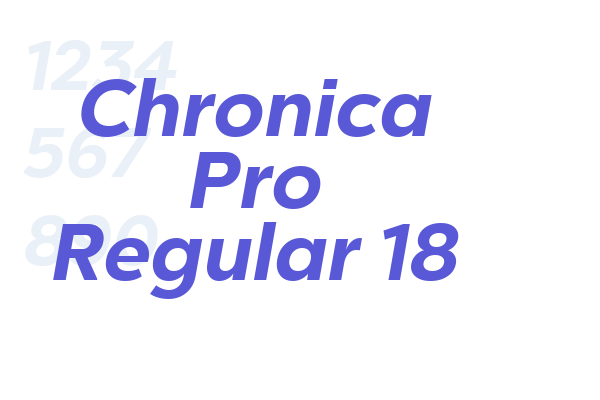 Chronica Pro bold italic