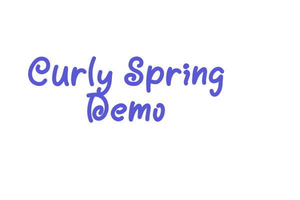 Curly Spring Demo