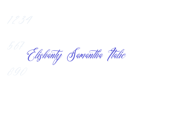 Elishanty Samantha Italic