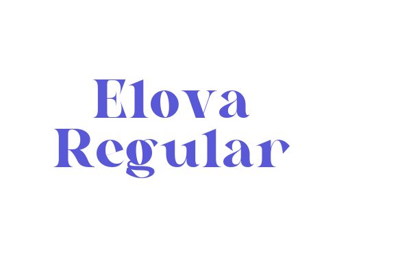 Elova Regular