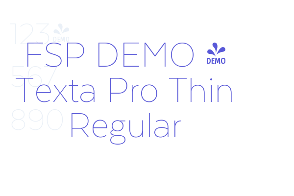 FSP DEMO – Texta Pro Thin Regular