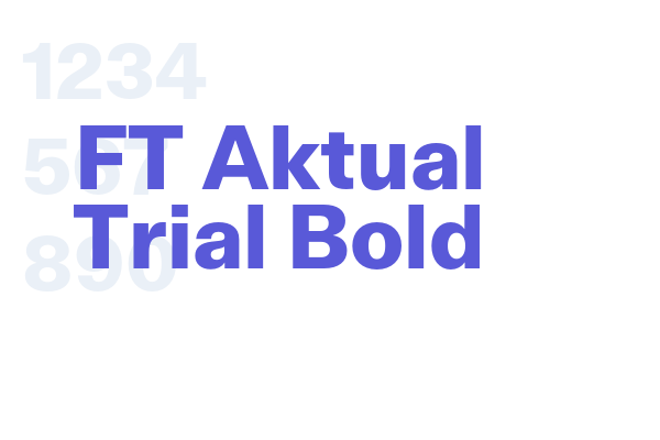 FT Aktual Trial Bold