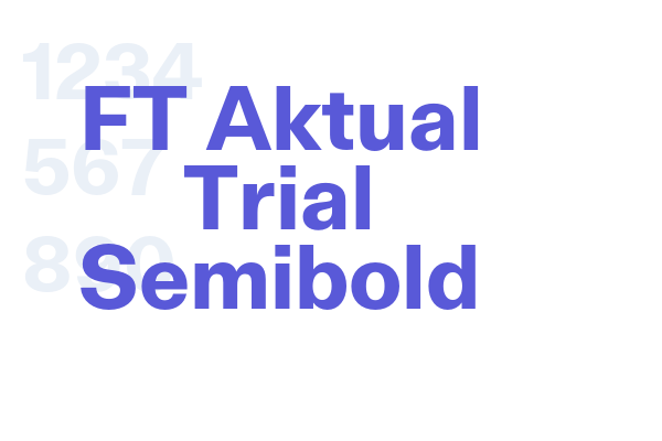 FT Aktual Trial Semibold