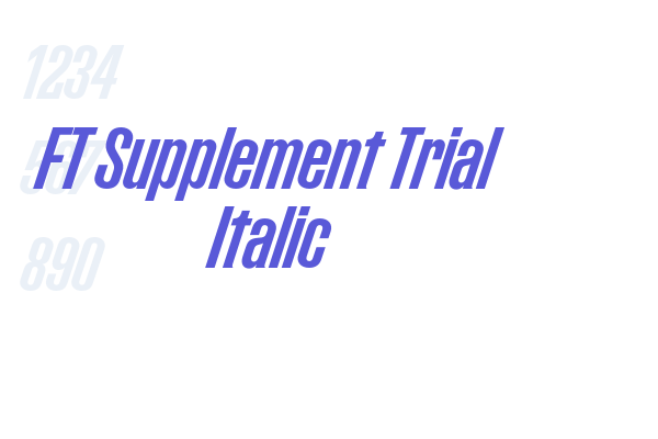 FT Supplement Trial Italic