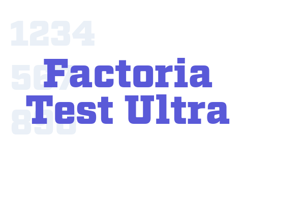 Factoria Test Ultra