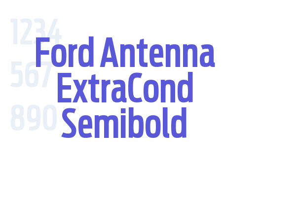 Ford Antenna ExtraCond Semibold