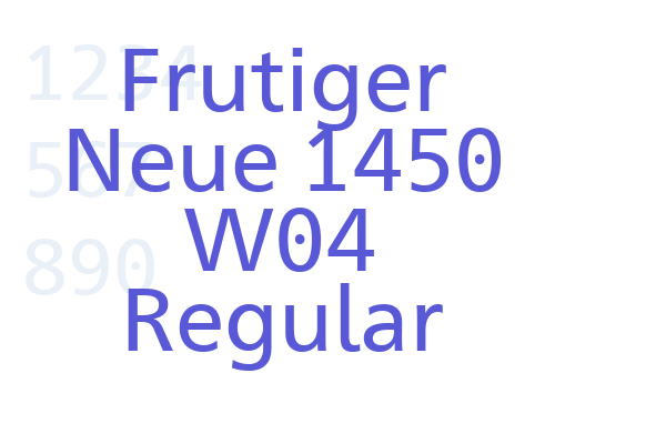 Frutiger Neue W04 Regular