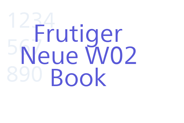 Frutiger Neue W02 Book