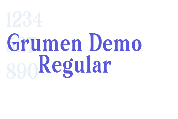 Grumen Demo Regular