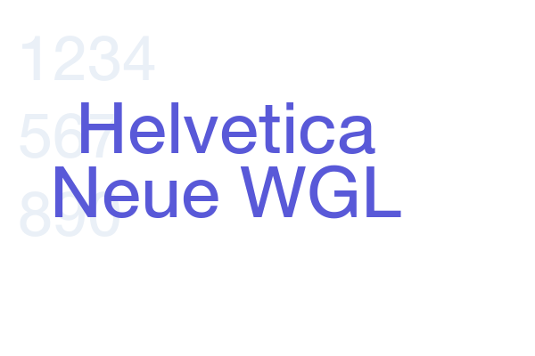 Helvetica Neue WGL