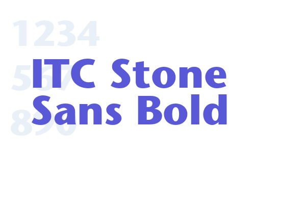 ITC Stone Sans Bold