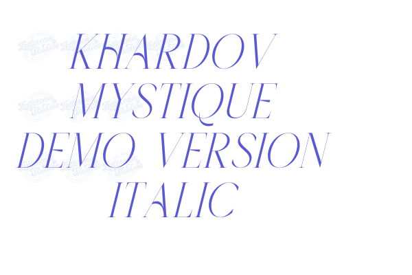 Khardov Mystique Italic