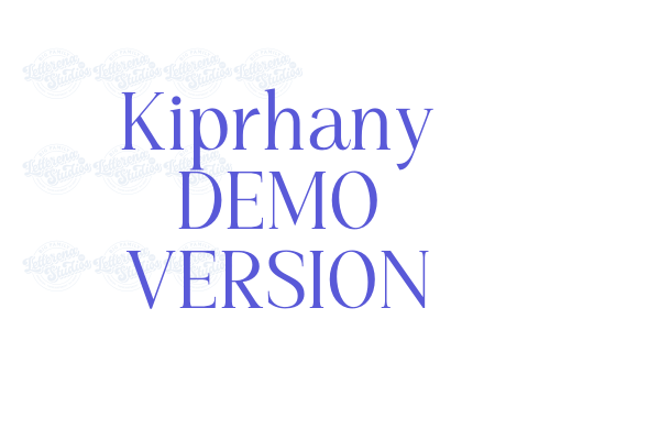 Kiprhany DEMO VERSION