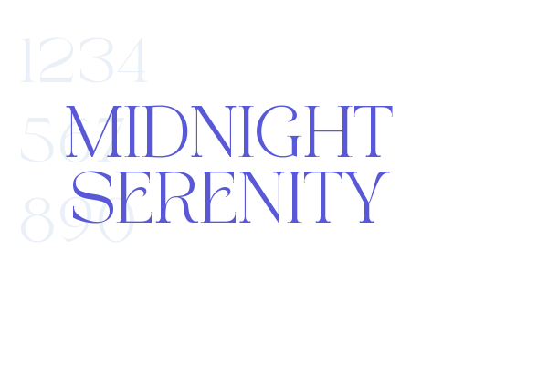 MIDNIGHT SERENITY