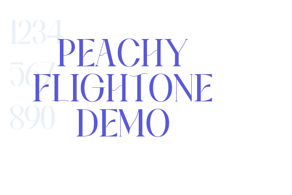 Peachy Flightone Demo