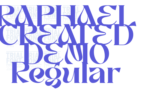 RAPHAEL CREATED DEMO Regular