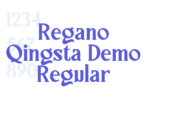 Regano Qingsta Demo Regular